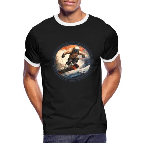 Snowboarding Elevation - Men's Ringer T-Shirt