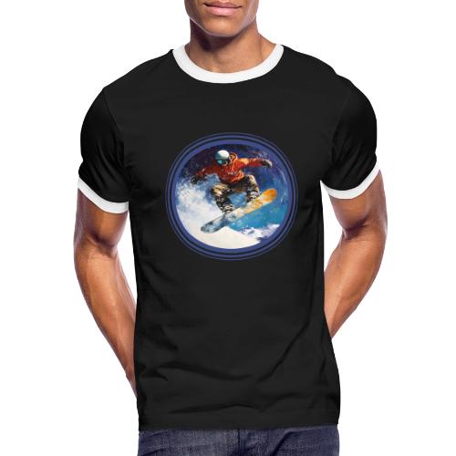 Snowboarding Rush - Men's Ringer T-Shirt