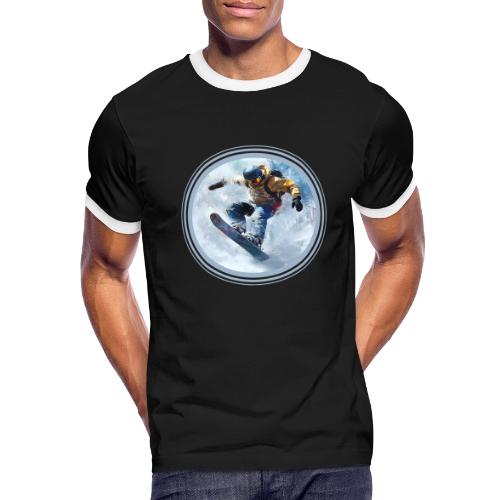 Snowboarding Life - Men's Ringer T-Shirt