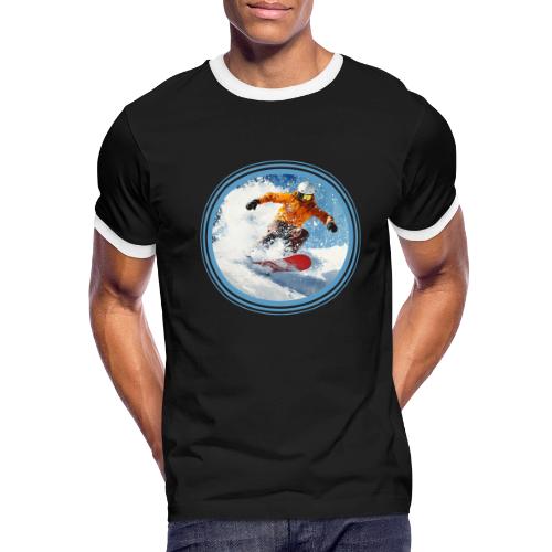 Snowboarding Edge - Men's Ringer T-Shirt