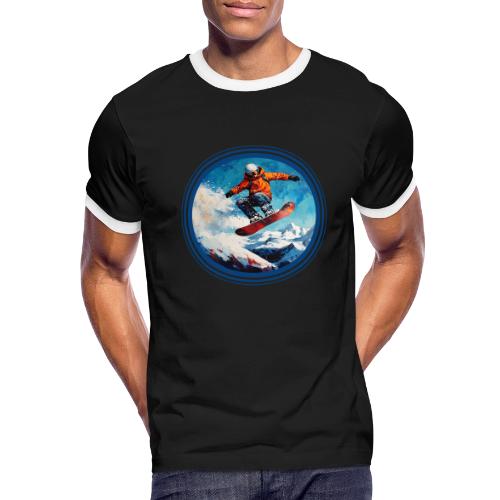 Snowboarding Vibes - Men's Ringer T-Shirt