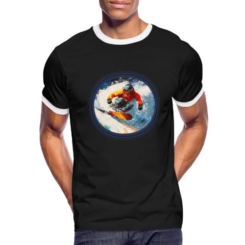 Snowboarding Rebel - Men's Ringer T-Shirt