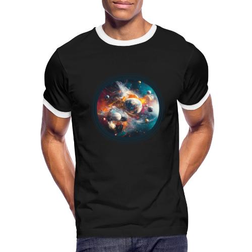 Planets in Acrylic Dreams - Men's Ringer T-Shirt