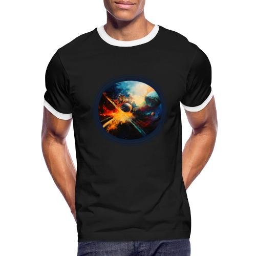 Planets in Turmoil - Men's Ringer T-Shirt