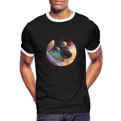 Planets in the Abstract - Men's Ringer T-Shirt