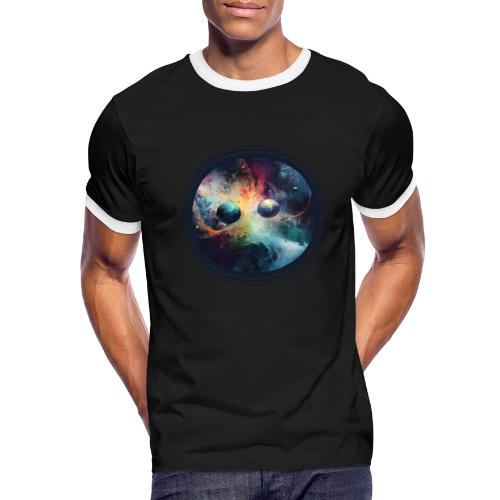 Chaotic Color Planets - Men's Ringer T-Shirt