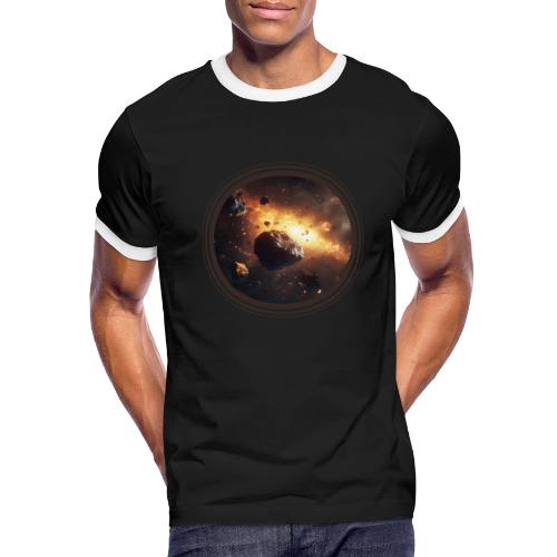 Asteroids Drift - Men's Ringer T-Shirt