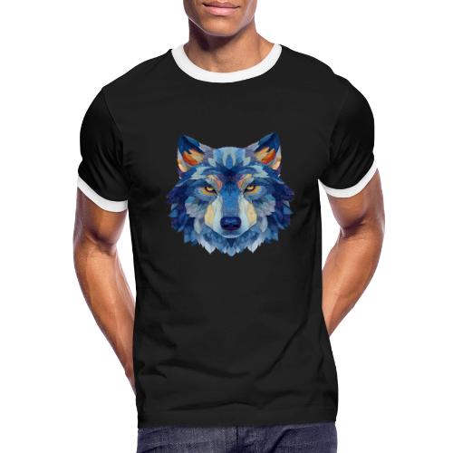 Wolf: Alpha Portrait - Men's Ringer T-Shirt