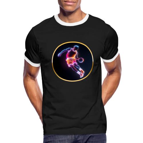 Neon Basketball Player - Men's Ringer T-Shirt