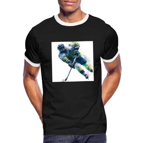 Hockey: Frozen Motion - Men's Ringer T-Shirt