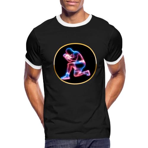 Neon Boxing Focus - Men's Ringer T-Shirt