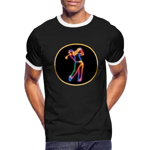 Golf: Spectrum Swing - Men's Ringer T-Shirt