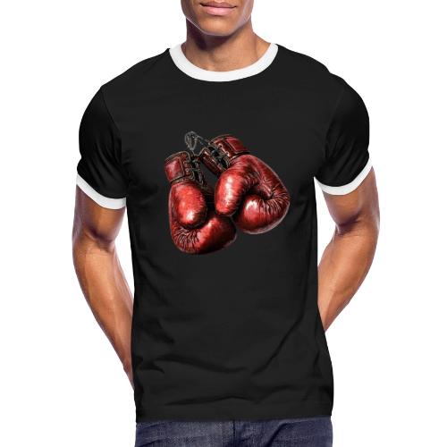 Legacy Boxing Gloves - Men's Ringer T-Shirt