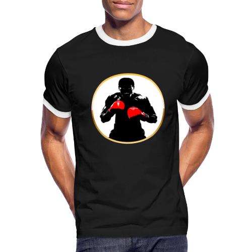 Boxing: Golden Ring Fighter - Men's Ringer T-Shirt