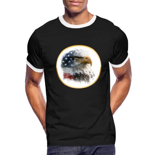 USA: Patriot Wing Emblem - Men's Ringer T-Shirt