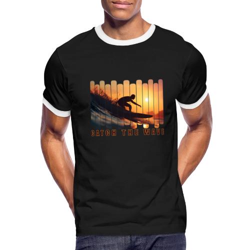 Surfing: Catch the Wave - Men's Ringer T-Shirt