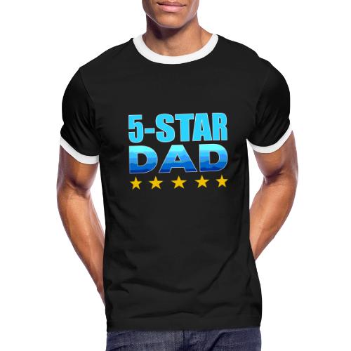 Five Stars Dad - Men's Ringer T-Shirt