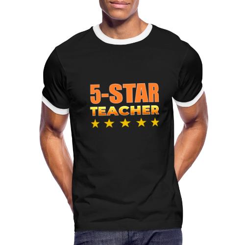 Five-Star Teacher - Men's Ringer T-Shirt