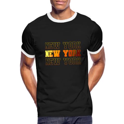 New York Varsity Echo - Men's Ringer T-Shirt