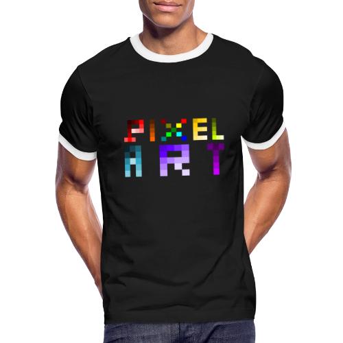 Pixel Art Spectrum - Men's Ringer T-Shirt