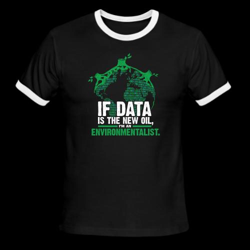 Data Environmentalist - Men's Ringer T-Shirt