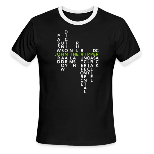 John The Ripper Crossword (II) - Men's Ringer T-Shirt