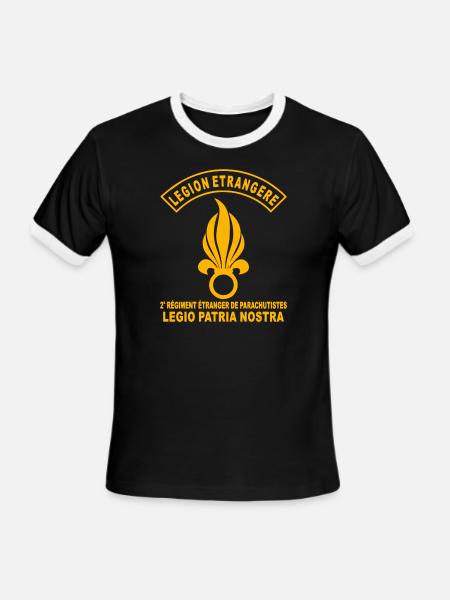 French Foreign Legion - Men's Ringer T-Shirt - black/white