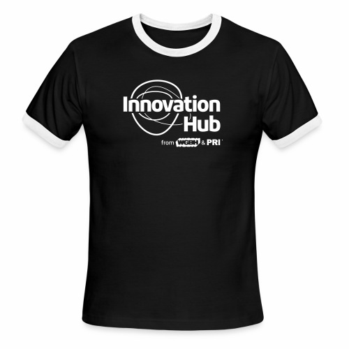 Innovation Hub white logo - Men's Ringer T-Shirt