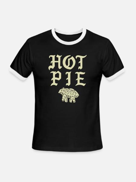 Hot Pie - Men's Ringer T-Shirt - black/white