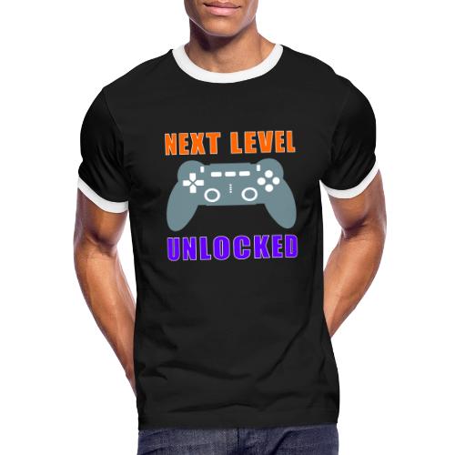 Next Level Unlocked Gamer Design - Men's Ringer T-Shirt