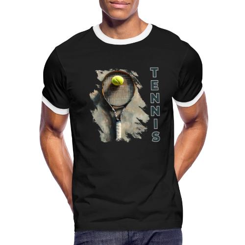 Tennis Power Play - Men's Ringer T-Shirt