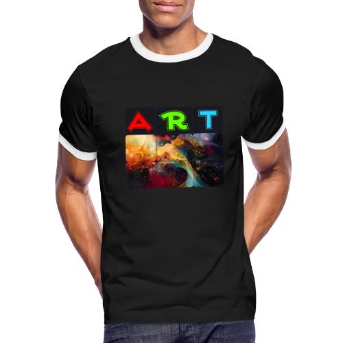 Waves of Art - Men's Ringer T-Shirt