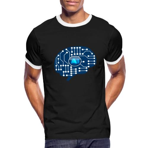 AI: Mind Wired - Men's Ringer T-Shirt