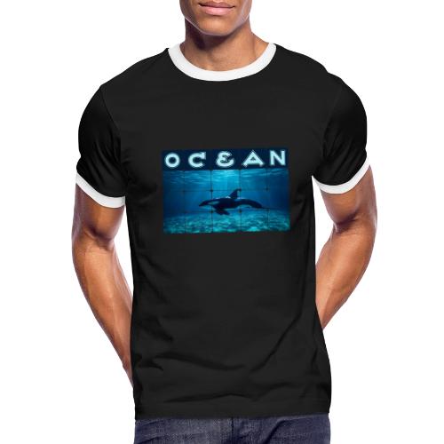 Ocean: Orca in Motion - Men's Ringer T-Shirt