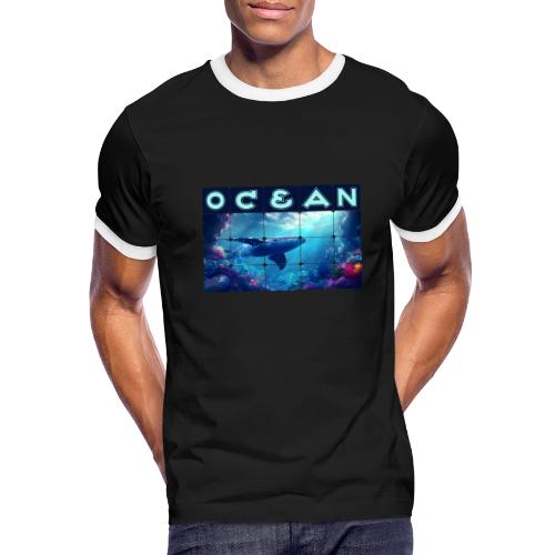 Ocean: Whale’s Path - Men's Ringer T-Shirt
