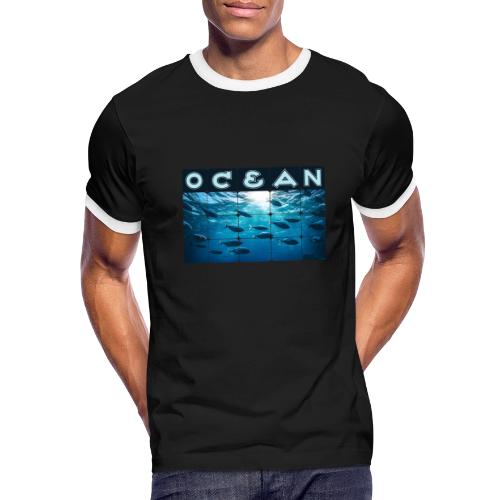Ocean: Silver Tide - Men's Ringer T-Shirt