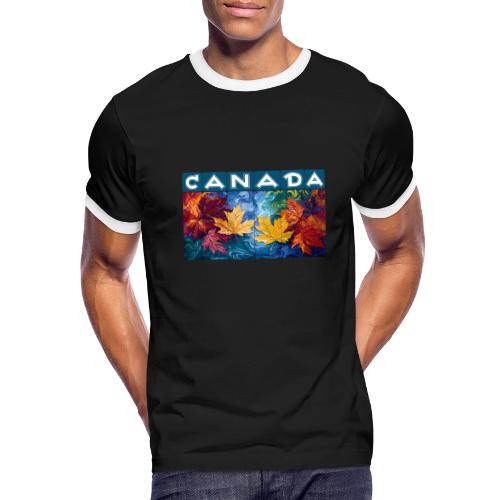 Canada in Brushstrokes - Men's Ringer T-Shirt