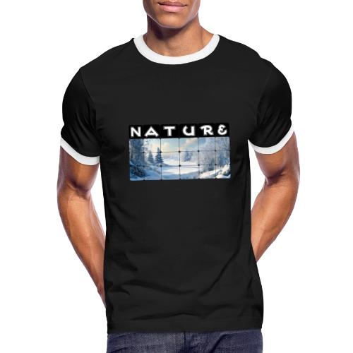 Nature: Frozen Horizon - Men's Ringer T-Shirt