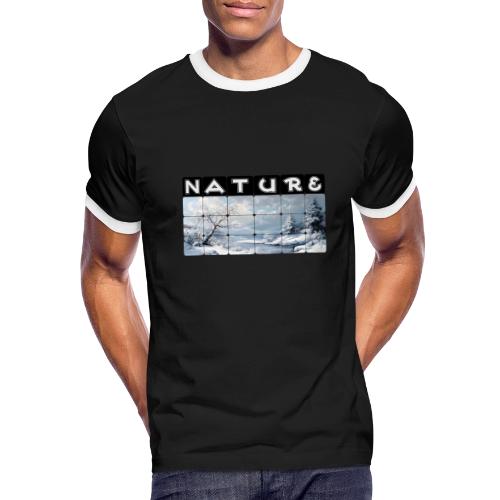 Nature: Winter Embrace - Men's Ringer T-Shirt