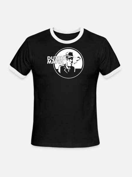 Dutch Mafia - Men's Ringer T-Shirt - black/white