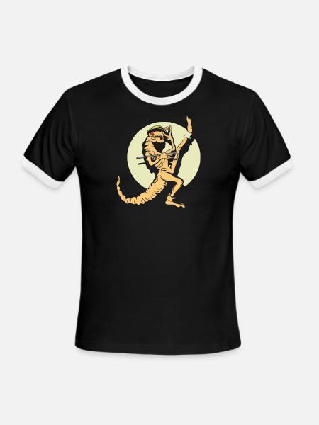 Spaceballs Alien Funny - Men's Ringer T-Shirt - black/white