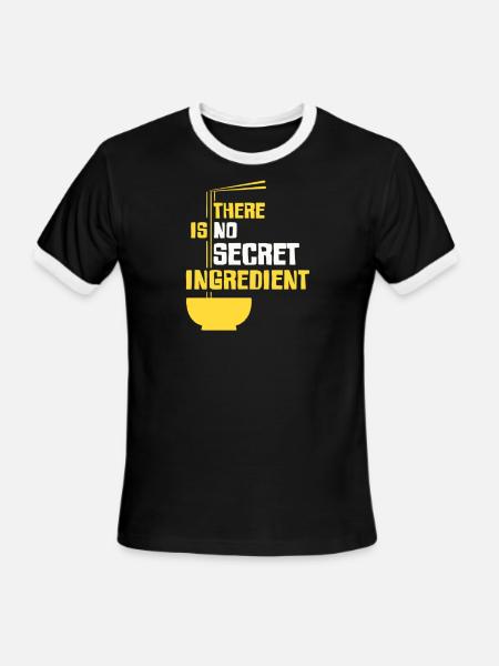 SECRET INGREDIENT - Men's Ringer T-Shirt - black/white