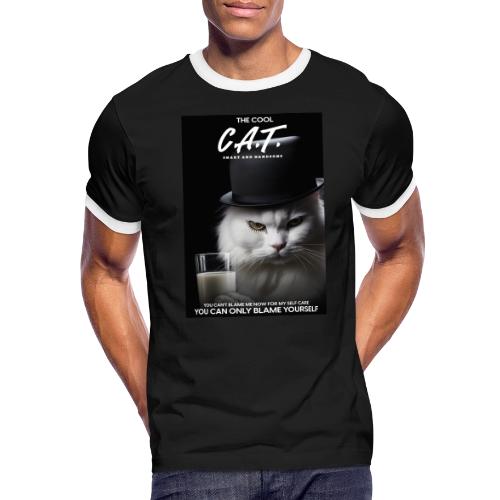 The Cool Cat - Men's Ringer T-Shirt