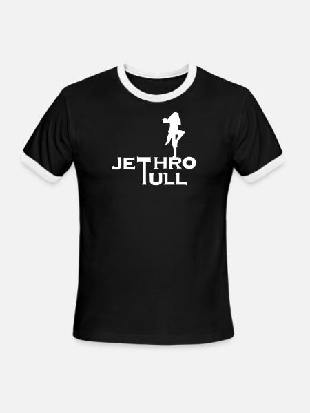 New JETHRO TULL - Men's Ringer T-Shirt - black/white