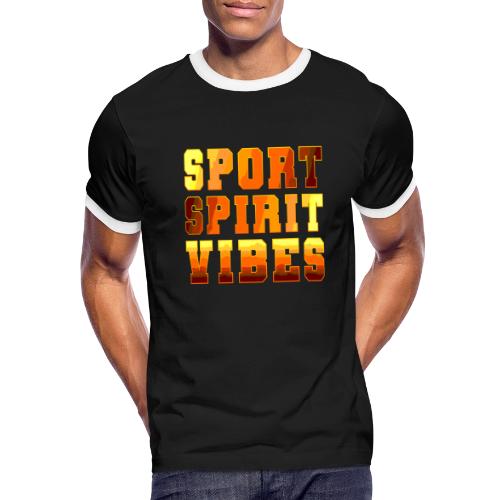 Sport Spirit Vibes Gradient - Men's Ringer T-Shirt