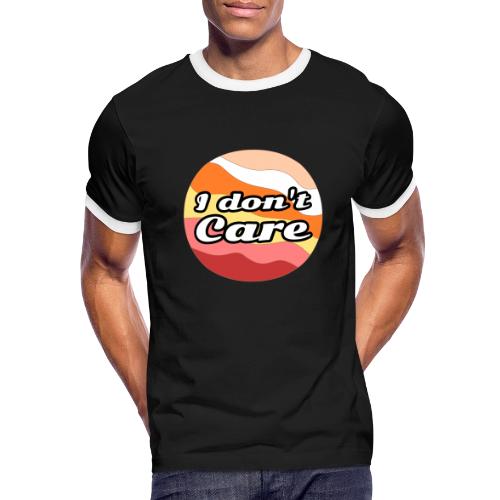 I Don’t Care Vibes - Men's Ringer T-Shirt