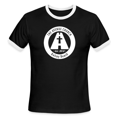Avenue Church Seal, White - Men's Ringer T-Shirt