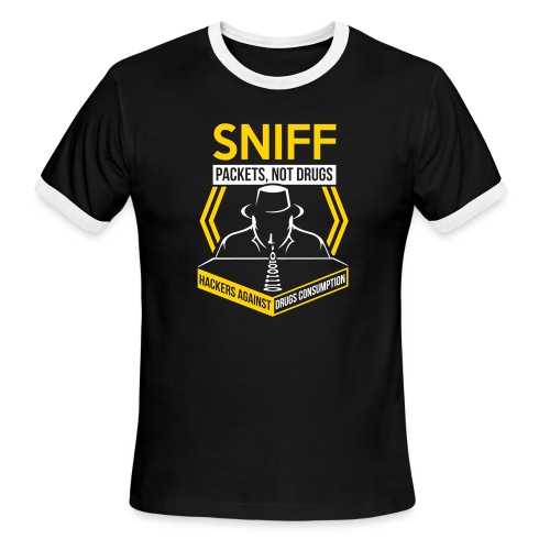Sniff Packets Not Drugs - Men's Ringer T-Shirt