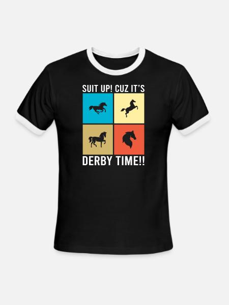 Der 1 1 - Men's Ringer T-Shirt - black/white