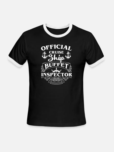 Food Dining Meal - Men's Ringer T-Shirt - black/white
